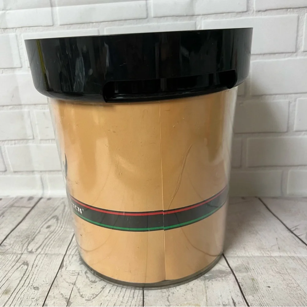 Vintage Abercrombie & Fitch Ice Bucket Safari Rhino Logo Retro 1970s Barware MCM